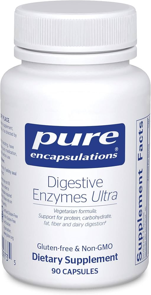 Pure Encapsulations Digestive Enzymes Ultra - Aids Digestion of Protein, Carbs, Fat & More* - 90 ... | Amazon (US)