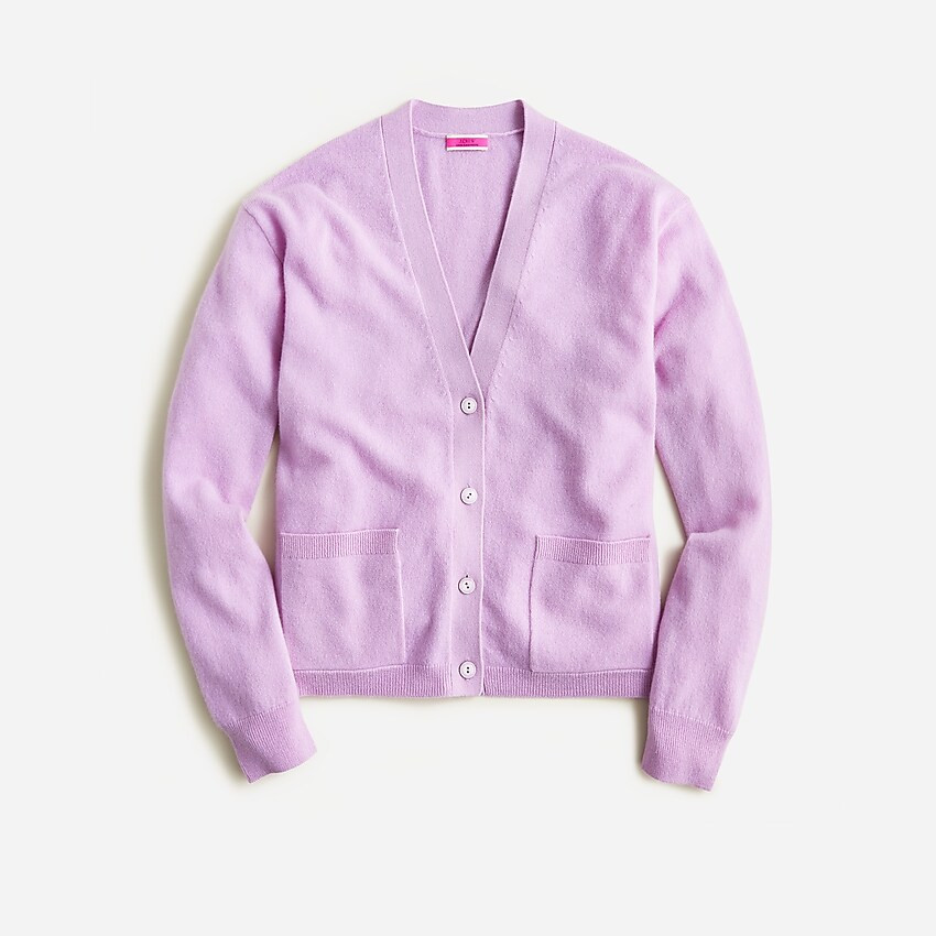 Cashmere patch-pocket cardigan sweater | J. Crew US
