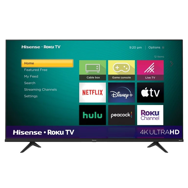Hisense 65" Class 4K UHD LED Roku Smart TV HDR 65R6E4 | Walmart (US)