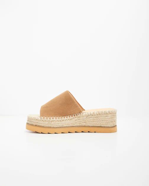 Isolda Espadrille Platform Sandals - Taupe | VICI Collection