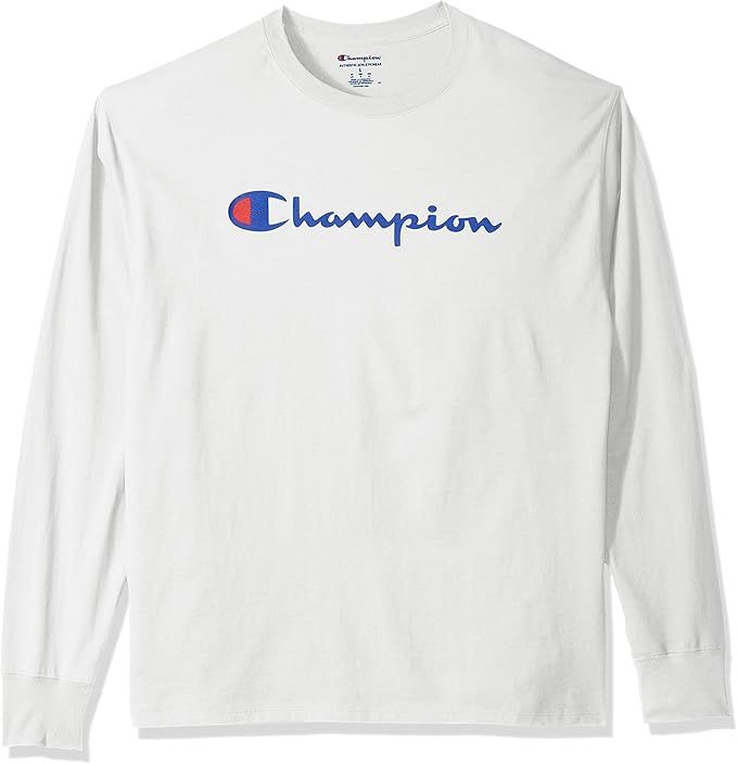 Champion Men's Graphic Classic Jersey Ls Tee | Amazon (US)