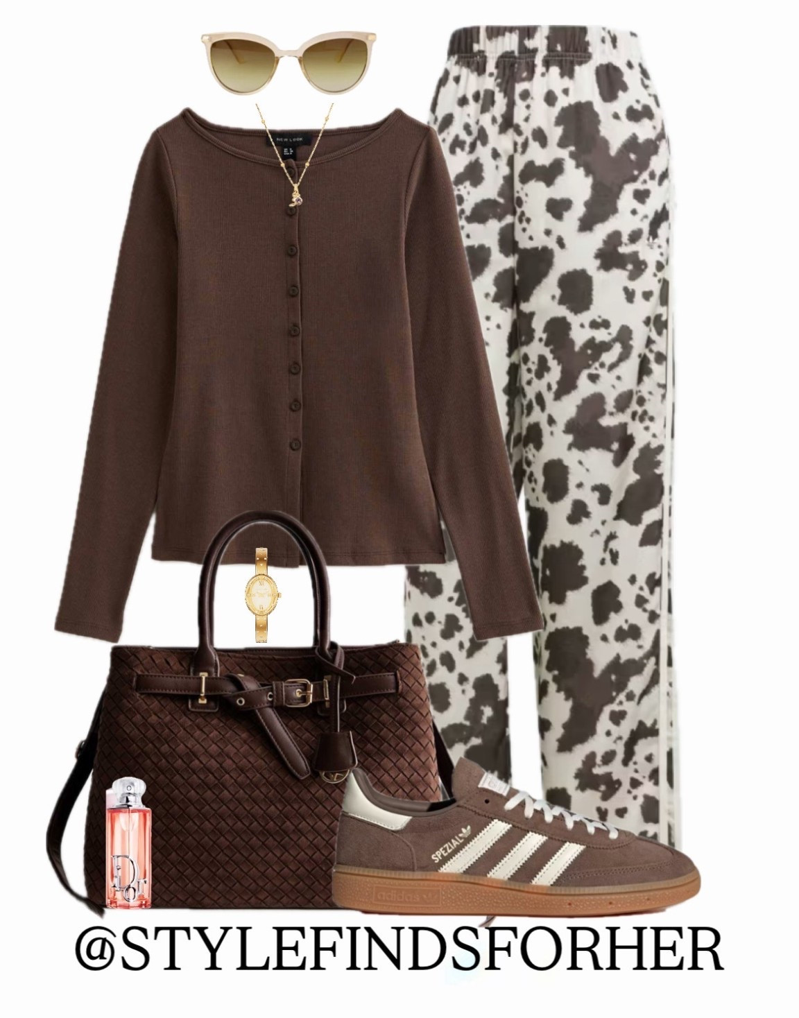 Adidas ☑️ Wide leg ☑️ Cow print ☑️
all my faves in a pair of trousers 🤎

Comment SHOP to receive the outfit links straight to your DM’s ✨


Adidas trousers button up top adidas trainers brown bag neutral outfit high street viral fashion Dior perfume gold jewellery 


#LTKselfcare #LTKspringtrends #LTKmorningroutine