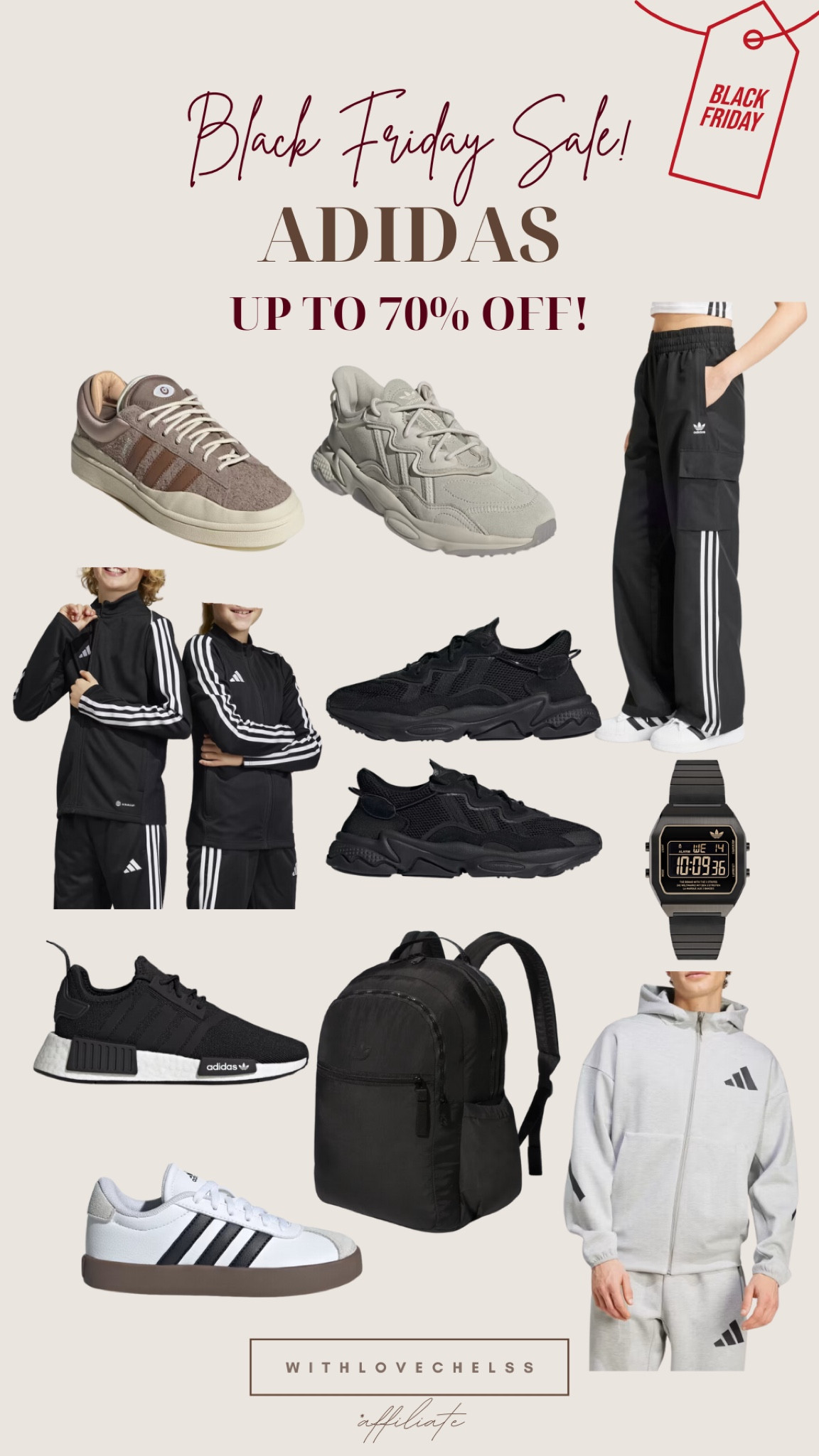 Adidas Black Friday sale!
Up to 70% off!

#LTKCyberWeek

#LTKgiftguide #LTKwinter #LTKsale

#LTKfamily #LTKkids #LTKmens