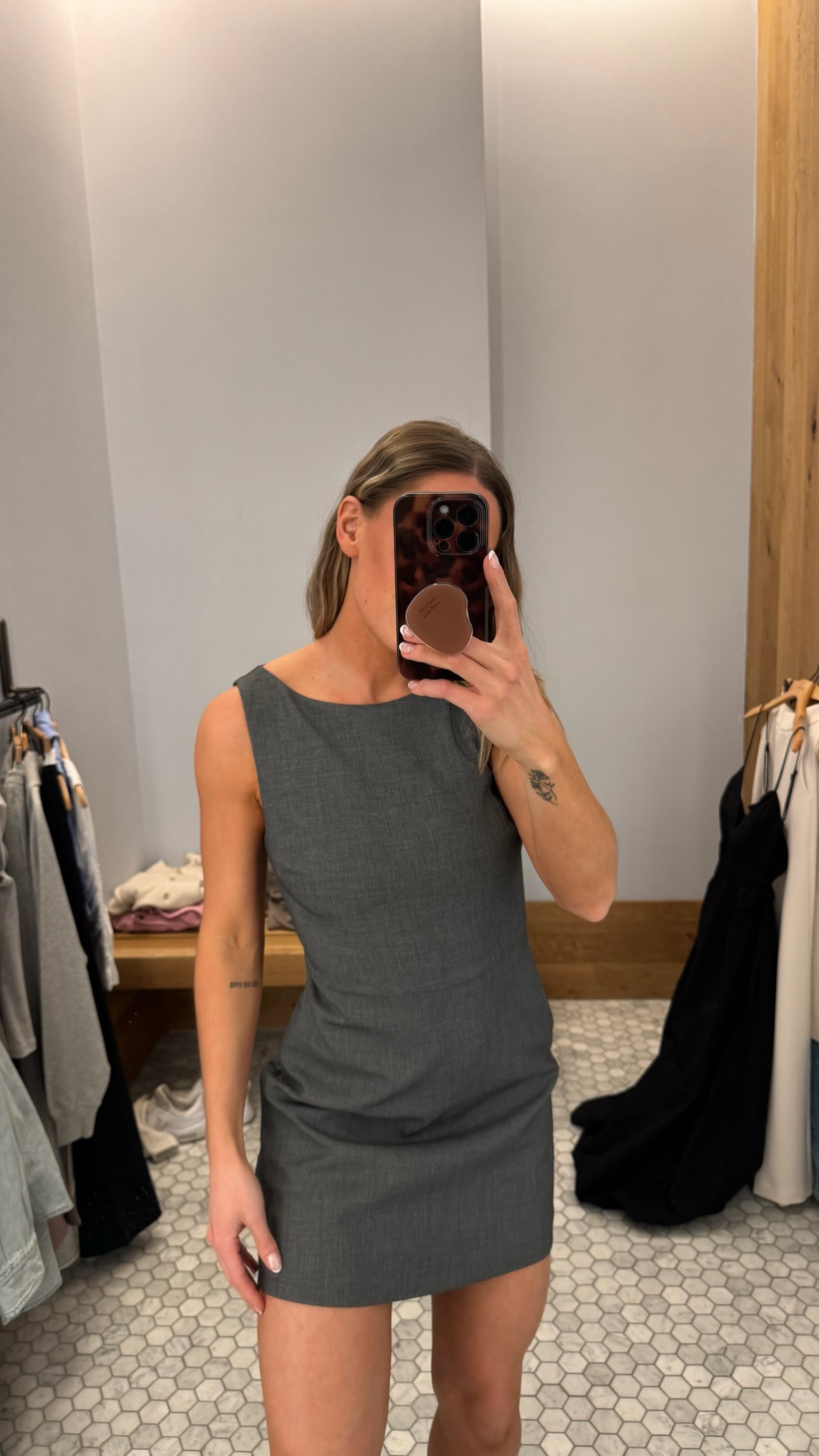 Boatneck Fit & Flare Dress! The fit is AMAZING.

I'm wearing a size 2 in the 'Heather Charcoal' & comes in a great range of staple colors plus some fun options for spring!

Has a lining (100% polyester)  Dress itself is made out of 61% polyester, 26% viscose, 7% cotton, 6% elastane.


This dress is shorter (I am 5'4 for ref- def would say this is a 'mini' dress). 

 

#LTKSeasonal #LTKWorkwear