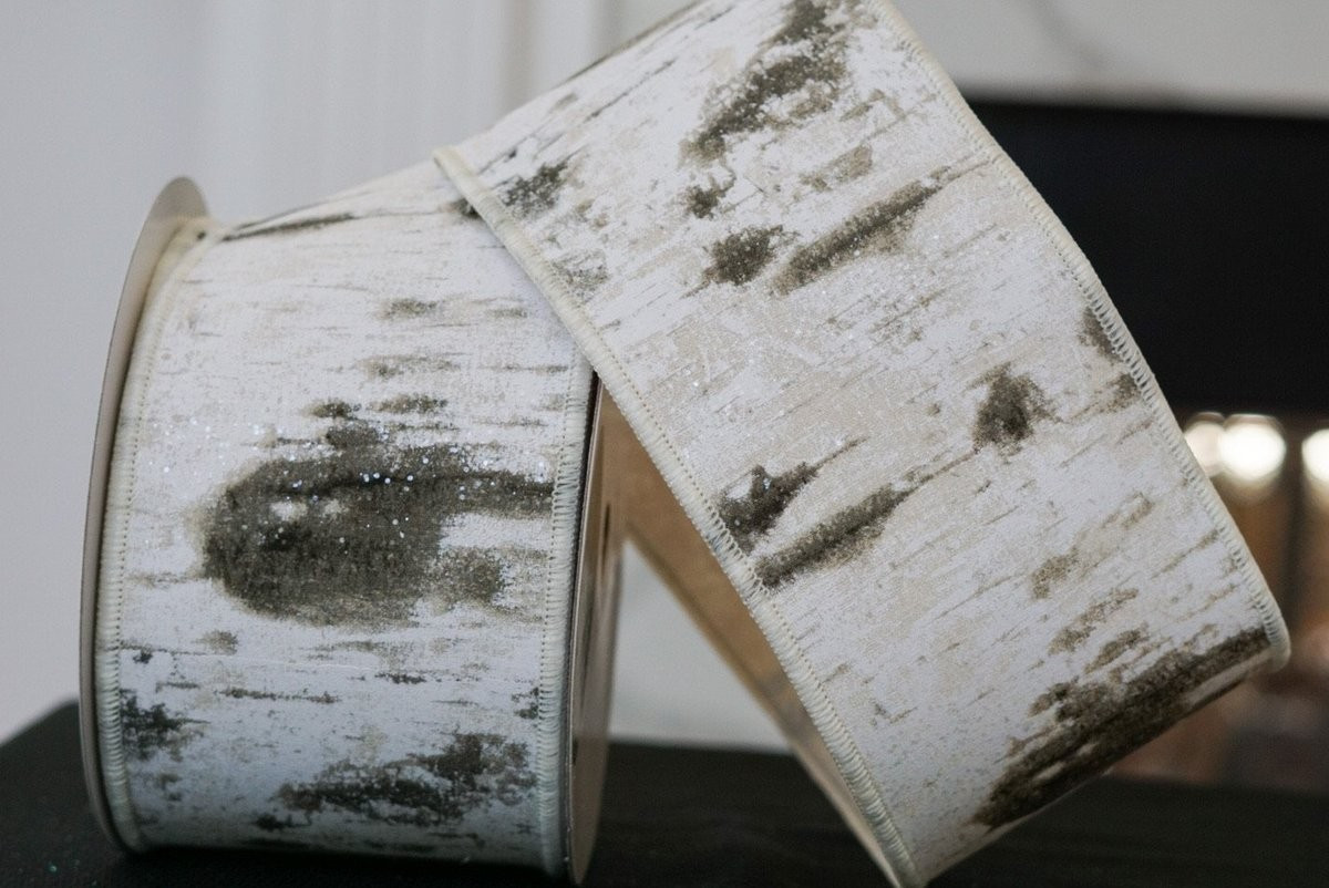 White Birch Ribbon | Hello Holidays