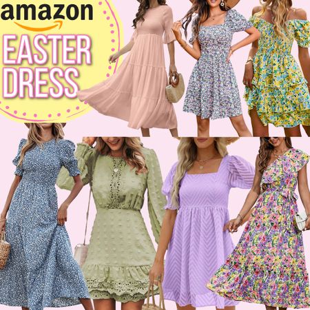 Affordable Easter dresses at Amazon. If you are looking for the perfect Easter dress, Amazon, has you covered. 
The Amazon Finds include floral dresses, pastel dresses, white dresses, Easter dresses, flowy dresses, spring dresses, and these can also be worn as a casual spring outfit. There are tons of sleeveless dresses as well. Perfect for summer. women’s one shoulder, maxi dress sleeveless casual, summer layered ruffle, BoHo floral print party beach dresses.

#LTKSeasonal #LTKunder50 #LTKstyletip