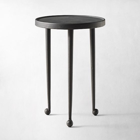 Pierce & Ward 13"" Metal Side Table, Soft Oil Rubbed Bronze | West Elm (US)