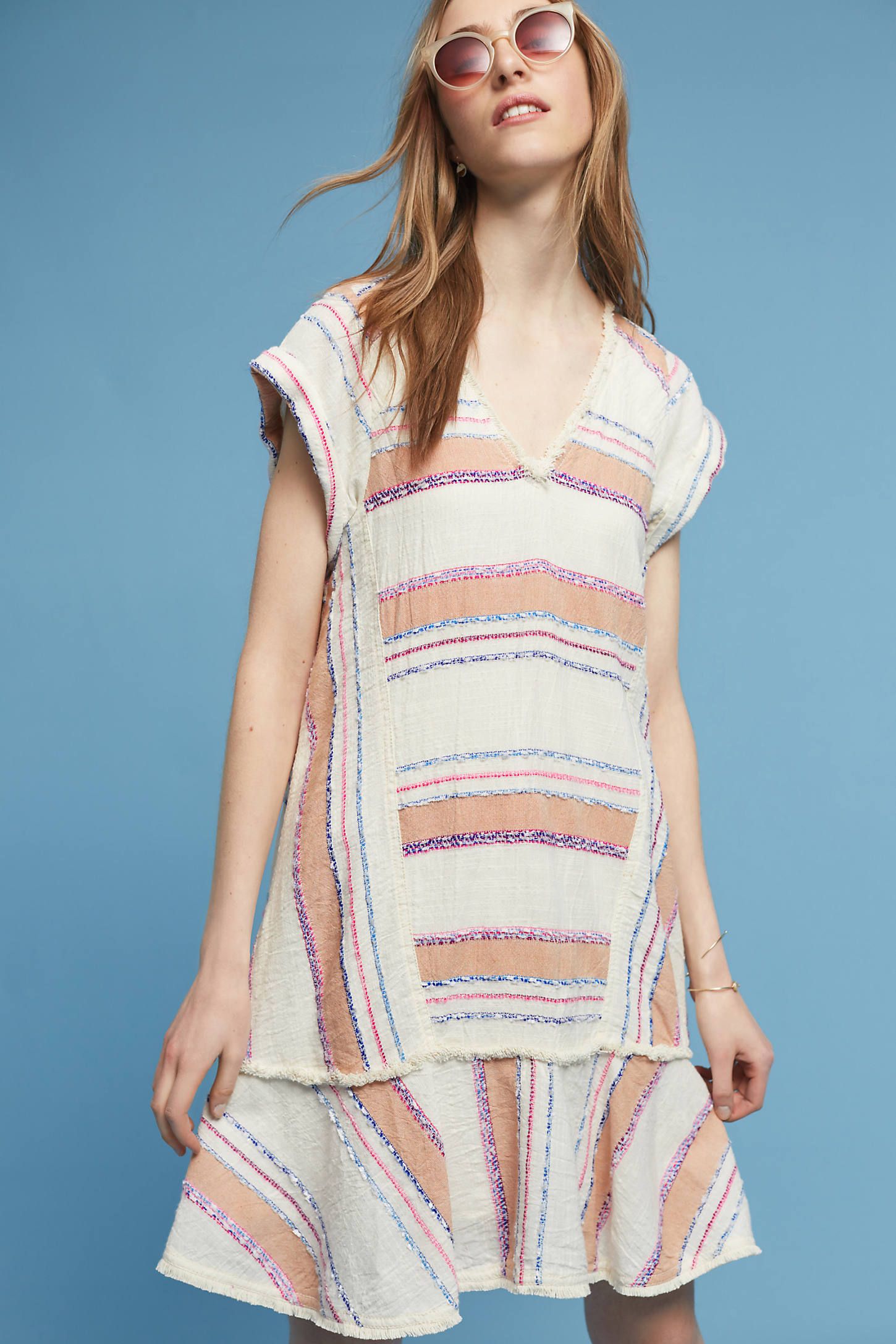 Elira Striped Dress | Anthropologie (US)