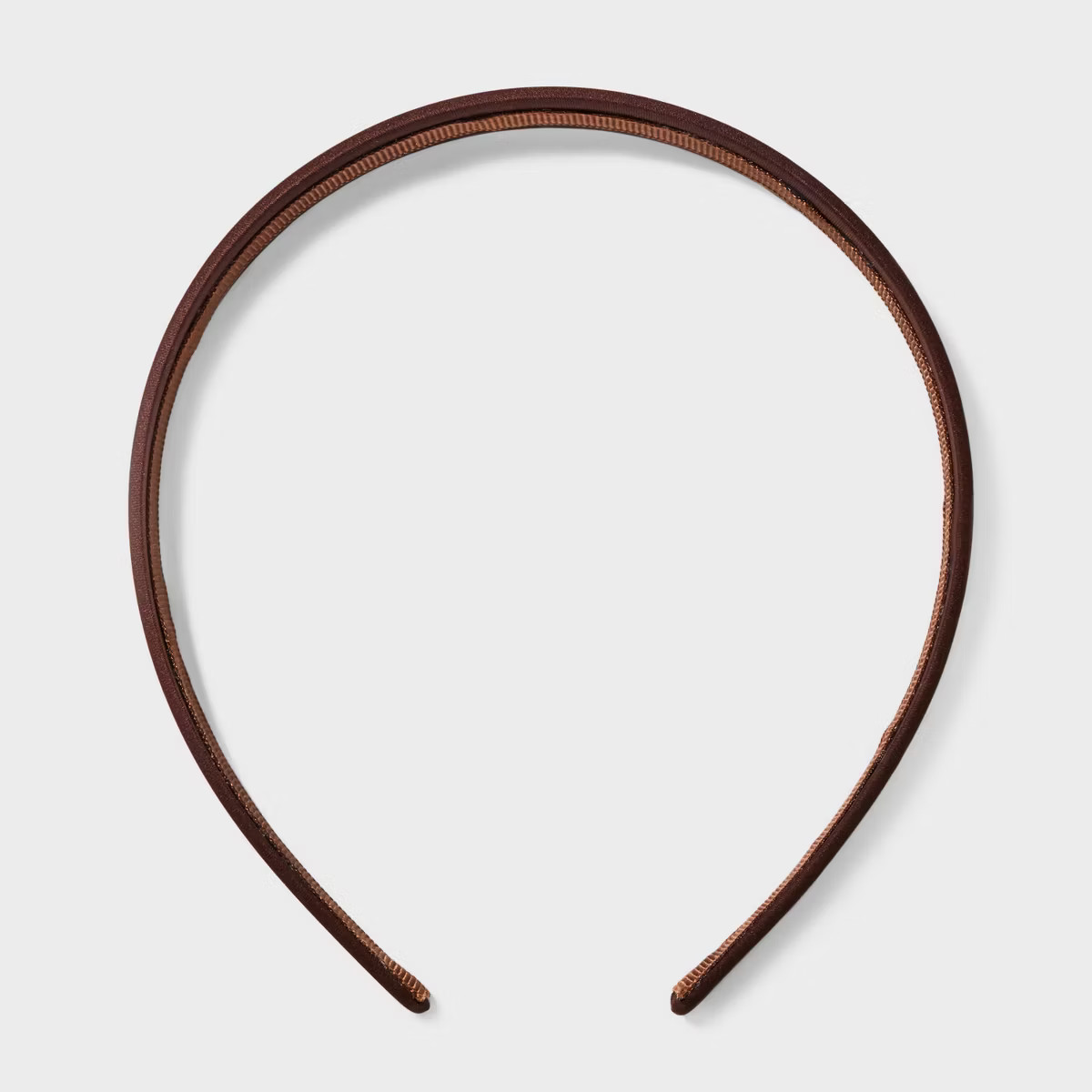 Satin Flat Headband - A New Day™ Brown | Target