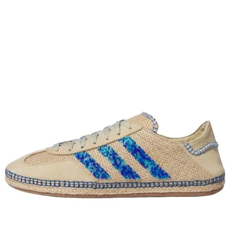 adidas x CLOT Gazelle 'Linen Khaki Blue Bird' | KICKS CREW