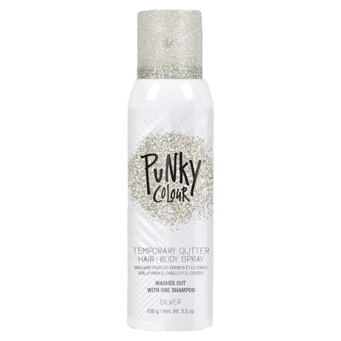 Punky Temporary Hair and Body Glitter Color Spray, Travel Spray, Lightweight, Adds Sparkly Shimme... | Amazon (US)