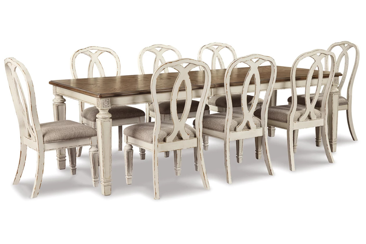 Realyn Dining Table and 8 Chairs | Ashley | Ashley Homestore