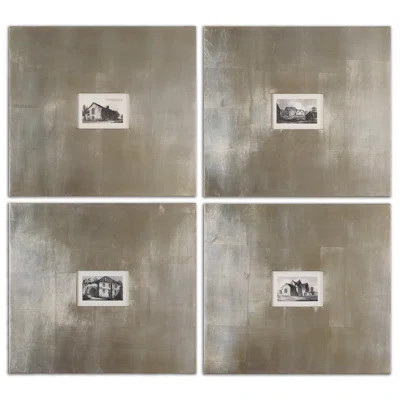 Historical Buildings I, II, III and IV by Grace Feyock - 4 Piece Picture Frame Graphic Art Print Set | Wayfair North America