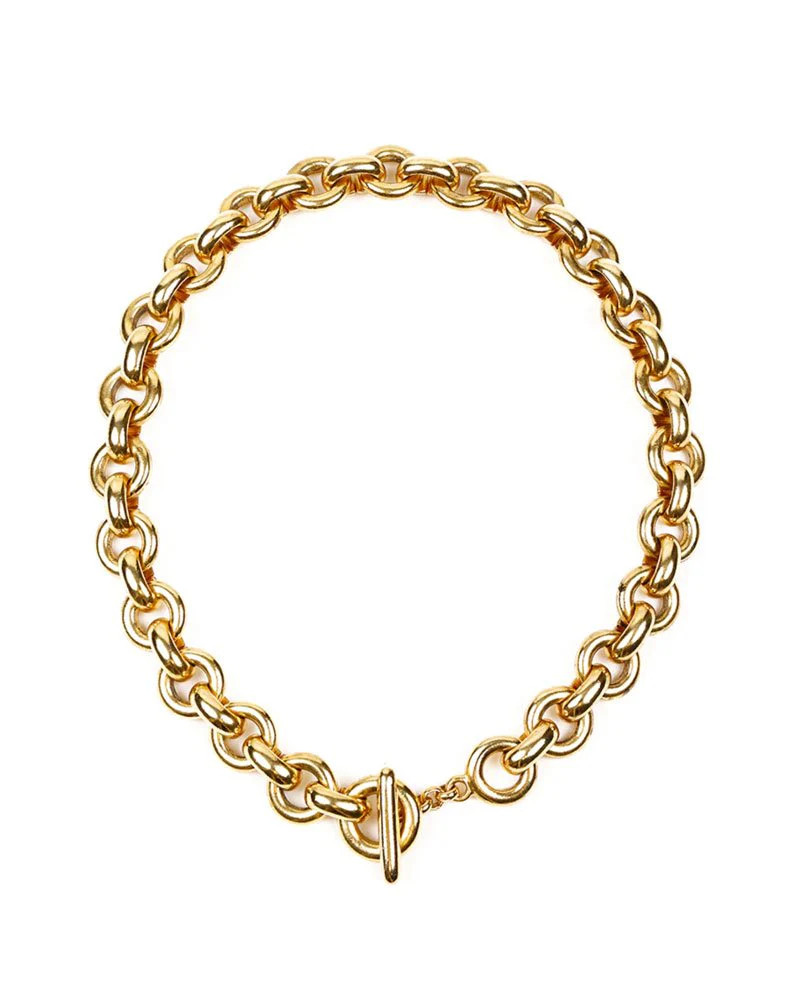 Gold Circle Link Necklace | Capsule Shop