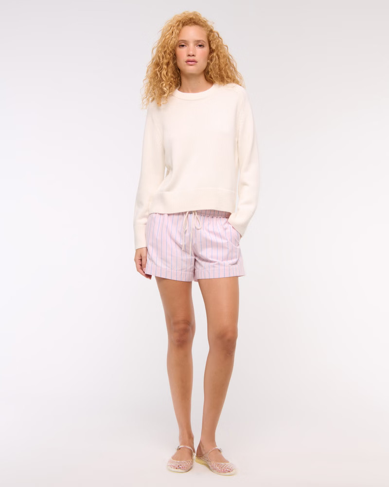 The A&F Madeline Crew Sweater | Abercrombie & Fitch (US)