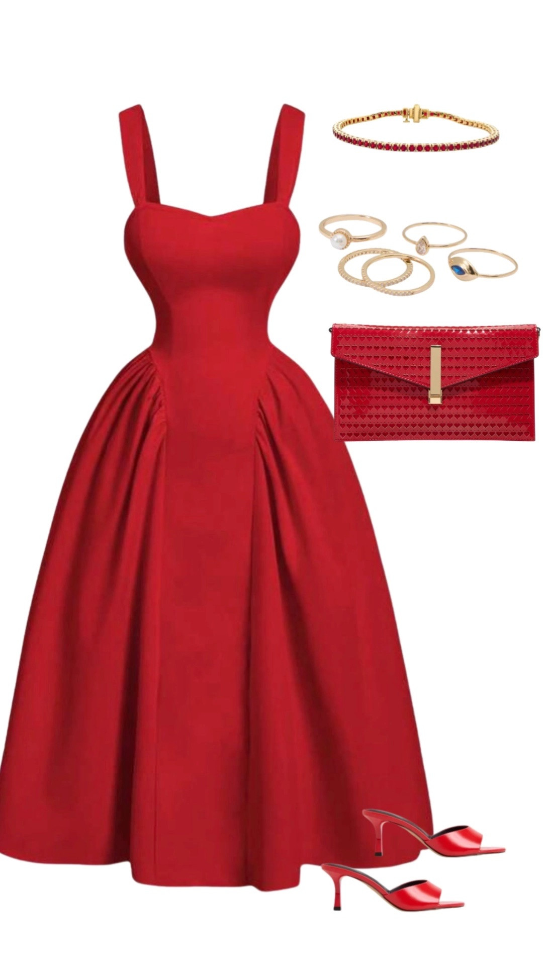 ❤️ Red, but make it SOFT for spring ❤️

Monochrome moments will always give effortlessly put together—and this red look is doing just that 🔥 From the structured midi dress to the matching heels and clutch, this is your sign to stop overthinking and lean into one bold color.

Gold accessories add just the right touch of warmth and polish ✨ making this perfect for brunch, date night, or a spring event where you want to be seen without saying a word.

Style tip: When wearing one color head-to-toe, mix textures and silhouettes to keep the look elevated, not flat 💁🏽‍♀️

Shop this look + more outfit formulas on my LTK 💋
#LTKStyleTip #SpringStyle #MonochromeMagic #Over40Style #EffortlessStyle #BlackWomenStyle

#LTKootd #LTKOver40 #LTKSeasonal