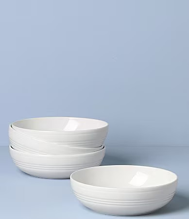 Lenox Tin Can Alley All-Purpose Bowls Set of 4 - White | Dillard's