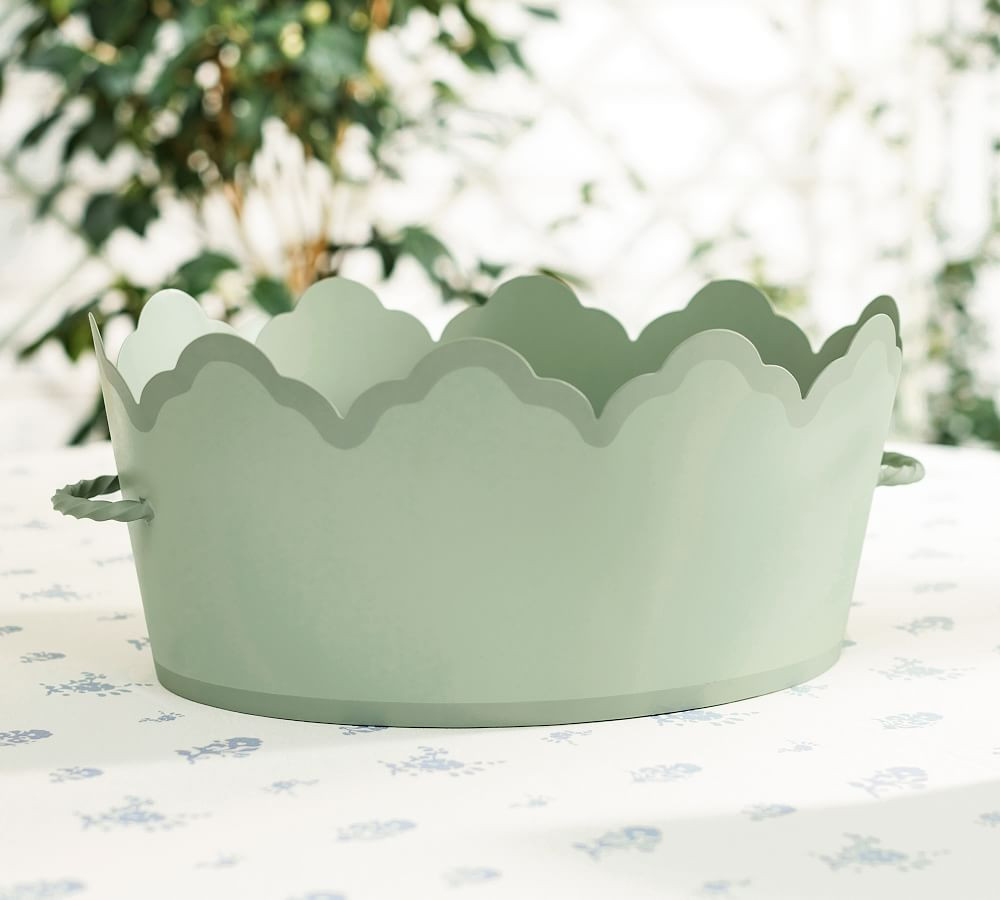 Julia Berolzheimer Lily Scalloped Party Bucket | Pottery Barn (US)