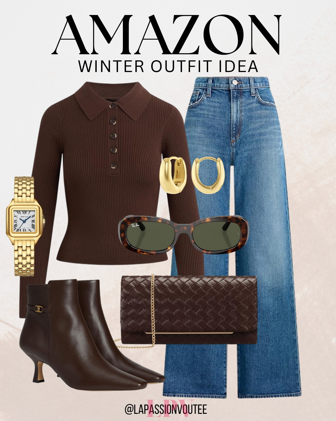 Sharing an Amazon winter outfit idea that blends warmth and everyday style. ❄️✨ Clean lines, cozy layers, and wearable pieces make this look easy to recreate for cold weather. Perfect for staying comfortable while still feeling put-together throughout the winter season. Simple, chic, and practical. 🧣🤎 

 #LTKSeasonal #LTKFindsUnder50 #LTKFindsUnder100