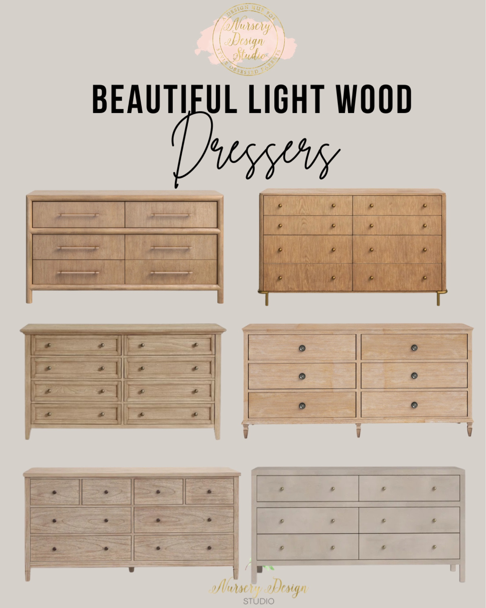Beautiful light wood nursery dressers 

#LTKHome #LTKCyberWeek #LTKBump