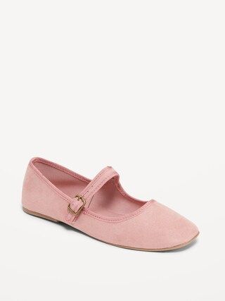 Faux-Suede Ballet Flat Shoes for Girls | Old Navy (US)