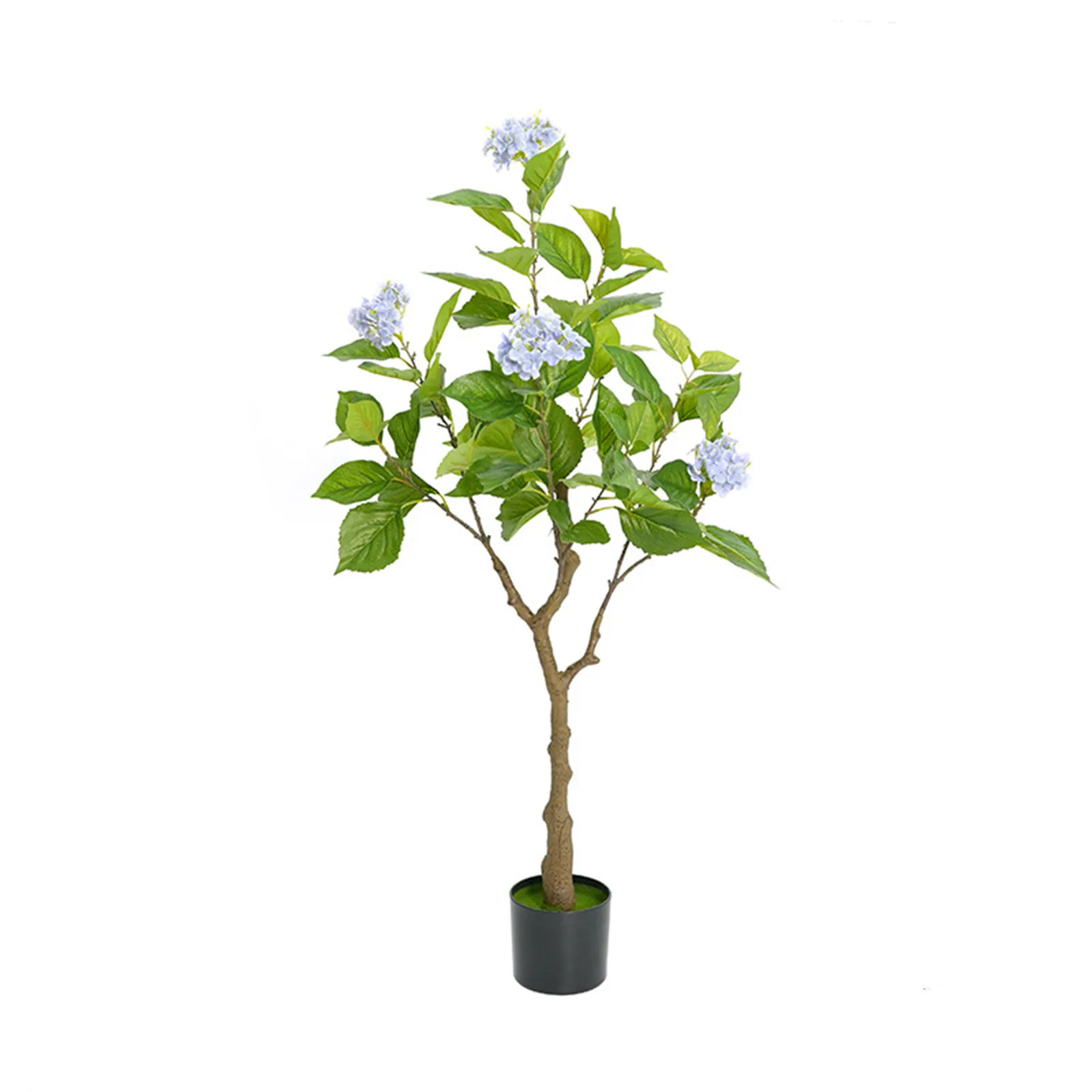 Garvee 47 Inch Faux Hydrangea Tree with Pot  Artificial Indoor Hydrangea Plant  Decorative Fake F... | Lowe's