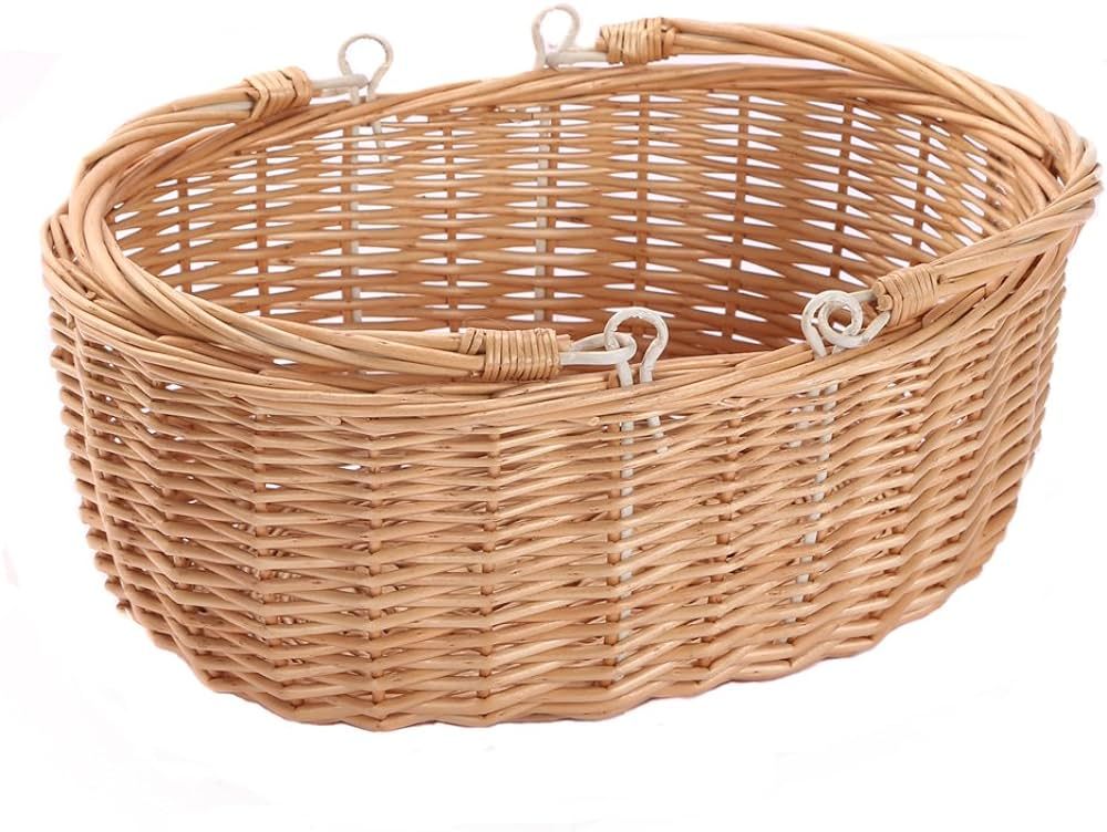 Wicker Picnic Baskets with Handles.Kingwillow. (Natural) | Amazon (US)