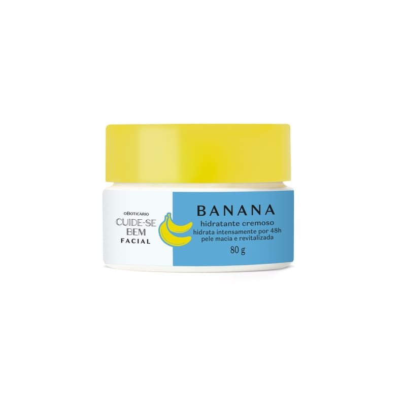 Hidratante Cremoso Facial Cuide-se Bem Feira Banana 80g | O Boticário | oBoticario (BR)