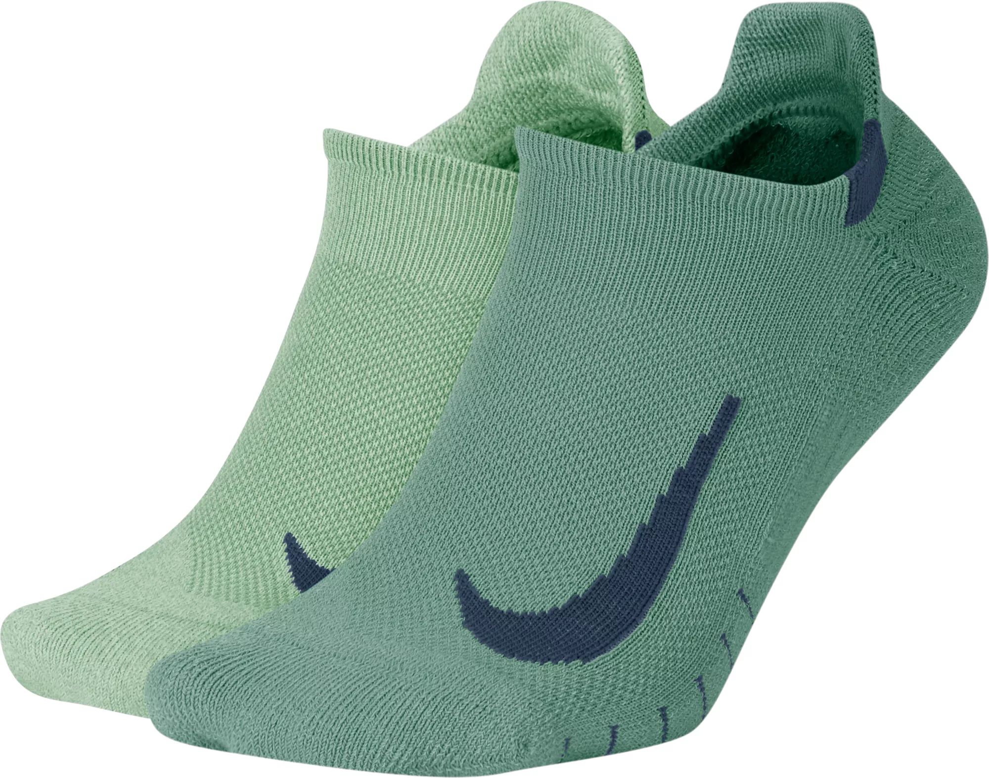 Nike Multiplier Running No-Show Socks 2-Pack, Men's, Large, Multi | Dick's Sporting Goods