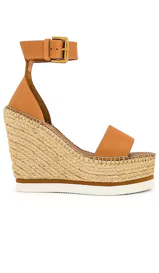 See By Chloe Espadrille Wedge in Tan. - size 38 (also in 36, 37, 39, 40, 41) | Revolve Clothing (Global)