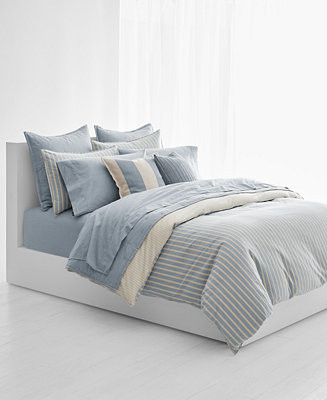 Lauren Ralph Lauren Graydon Bold Stripe  Duvet Cover, Full/Queen & Reviews - Home - Macy's | Macys (US)