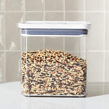 OXO POP 1.7-Qt. Rectangular Airtight Food Storage Container + Reviews | Crate & Barrel | Crate & Barrel