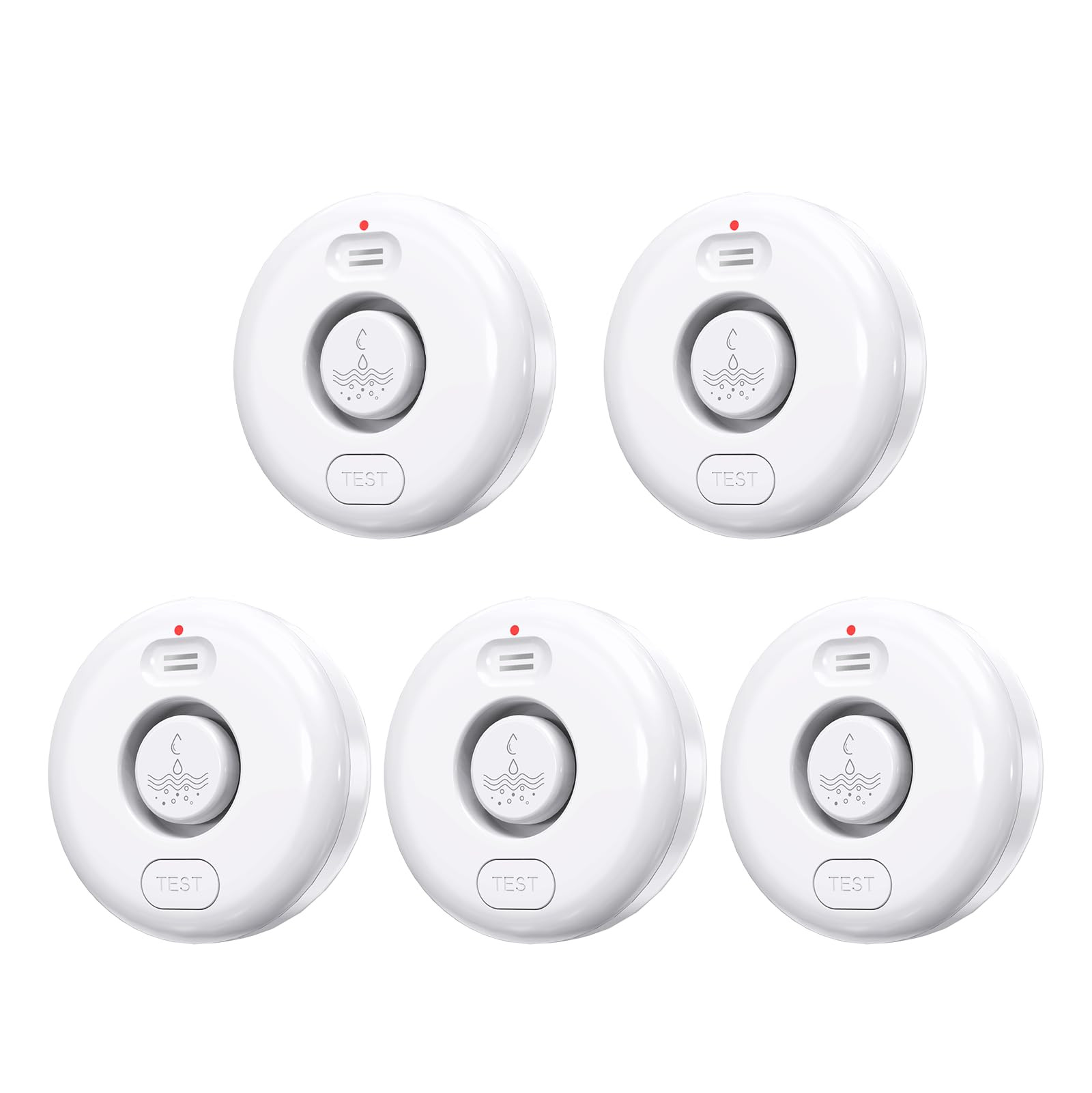 5 Pack Water Leak Alarm Detector, 120dB Loud Alert Water Sensor, IP66 Waterproof, Sensitive Leak ... | Amazon (US)