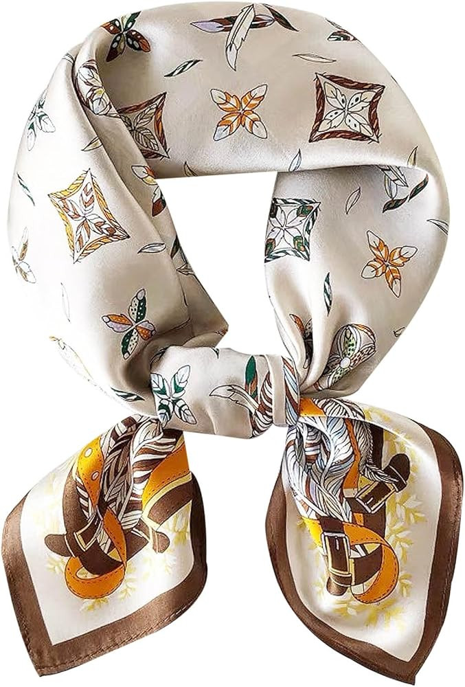 Satin Bandanas Head Scarf For Women Hair Scarves Accessories Lightweight Fashion Wrap Neck Silk S... | Amazon (US)