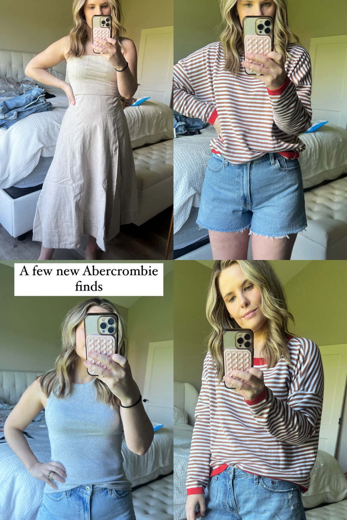 A few new Abercrombie finds and denim shorts! 

#LTKfindsunder50 #LTKsalealert #LTKxSephora