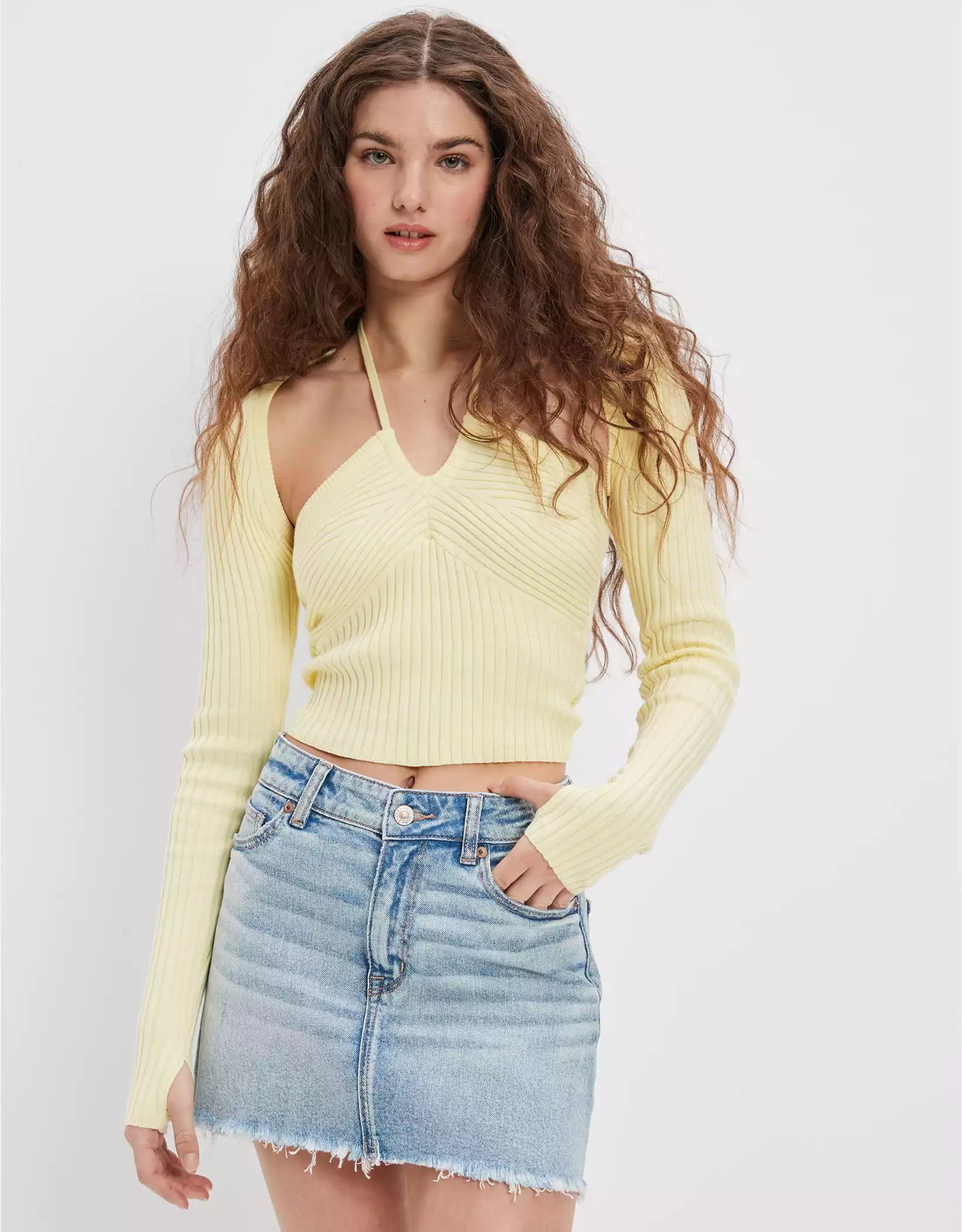 AE 90s High-Waisted Mini Skirt | American Eagle Outfitters (US & CA)