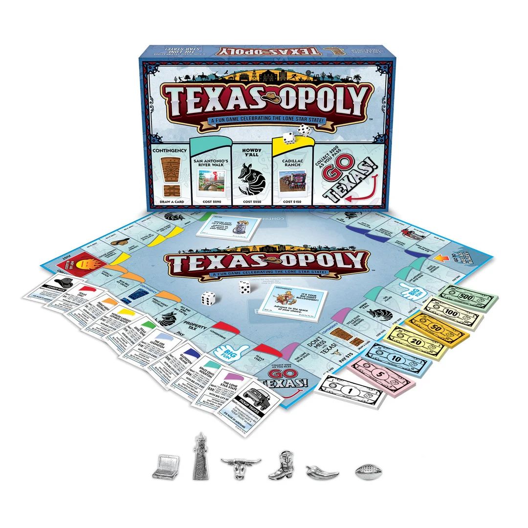 Texas-opoly the Monopoly Board Game for Texans - Etsy | Etsy (US)