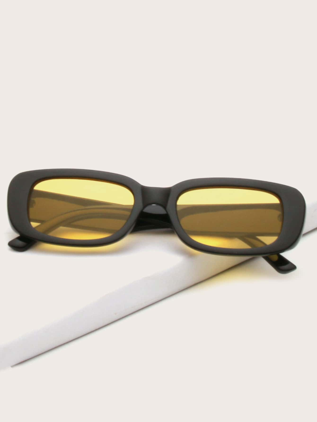 Óculos de sol com lentes coloridas com armação acrílica | SHEIN