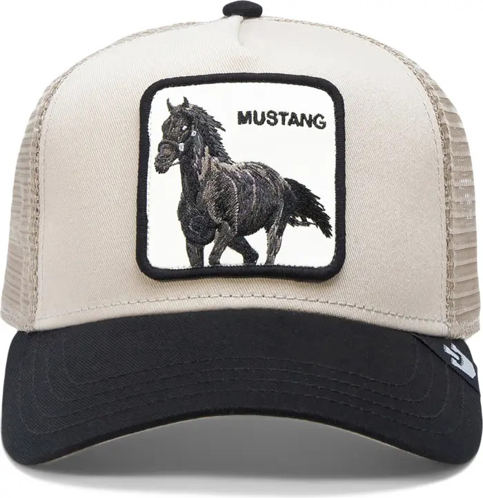 The Mustang Horse Patch Snapback Trucker Hat | Nordstrom