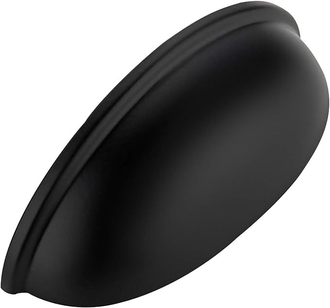 Ravinte 10 Pack 3" Drawer Pulls Flat Black Cabinet Cup Pulls Kitchen Hardware Cabinet Handles Dra... | Amazon (US)