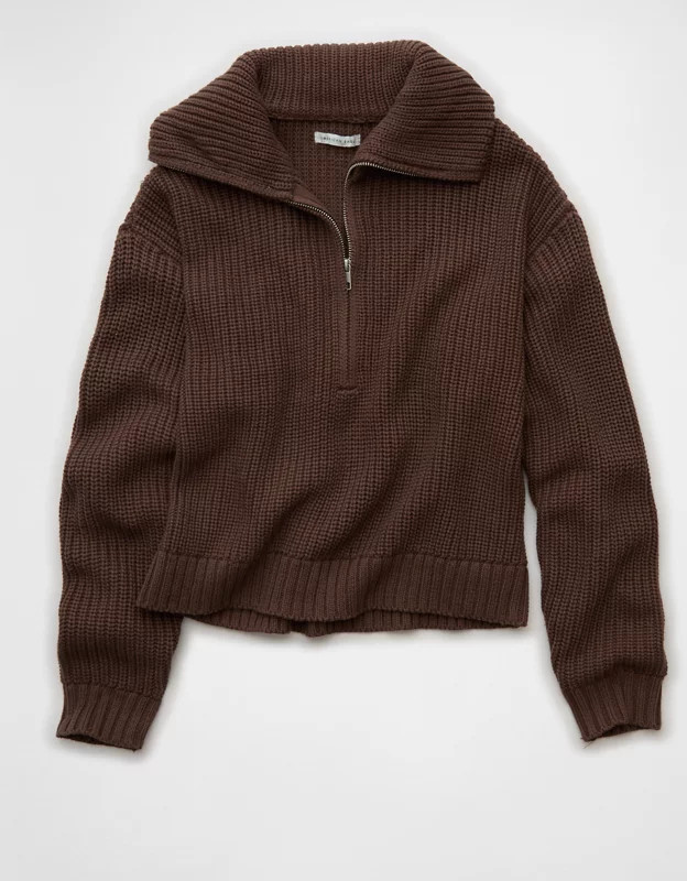 AE Half-Zip Pullover Sweater | American Eagle Outfitters (US & CA)