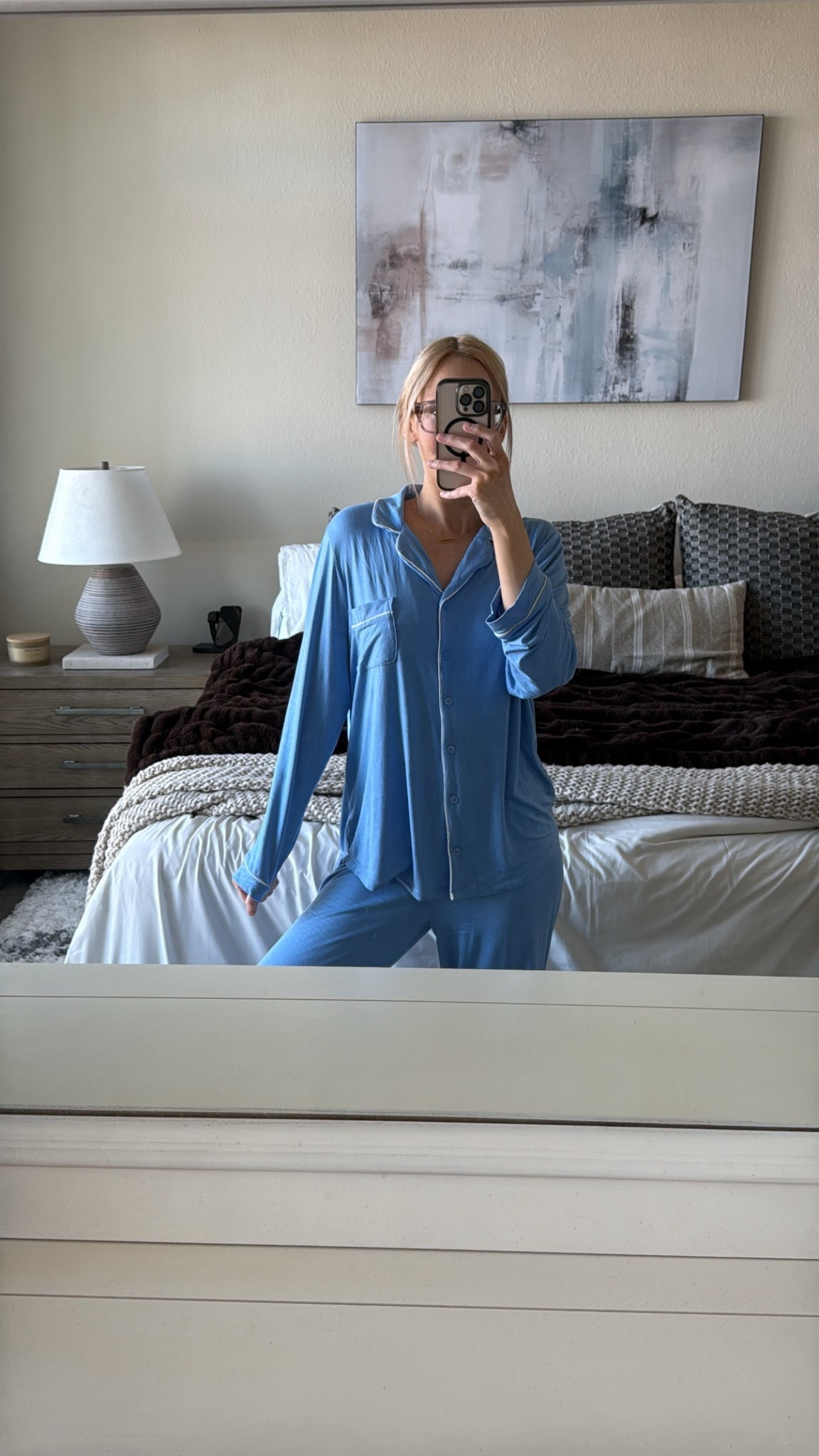 My current favorite pajamas 💙✨

Wearing a size small - I always size up in pajamas for a comfier fit!

Blue pajamas, cotton pajamas, long sleeve pajamas, old navy pajamas, cute pj set, matching pj set, pajama set

#LTKgrwm #LTKootd #LTKdayinmylife