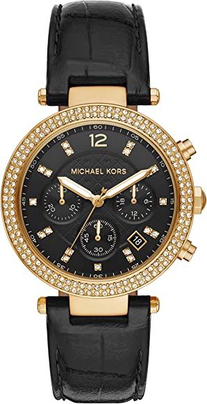 Michael Kors Parker Stainless Steel Watch With Glitz Accents | Amazon (US)