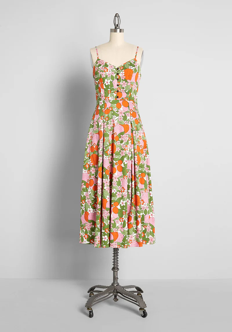 A Fruitful Summer Midi Dress | ModCloth