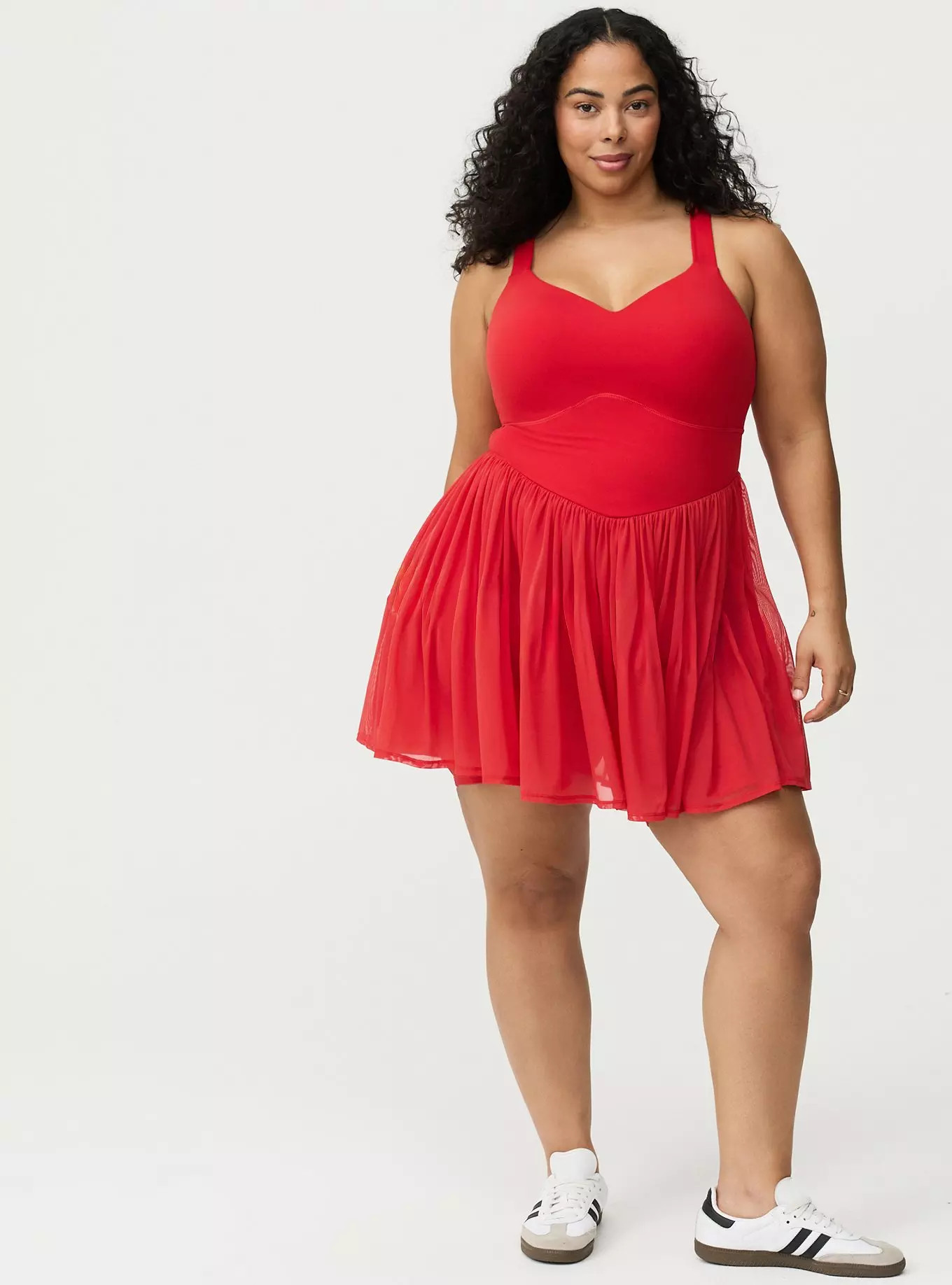 TRU Performance Core Mesh 2fer Active Dress | Torrid (US & Canada)