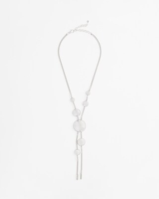 Silver Loop Drop Necklace | Chico's