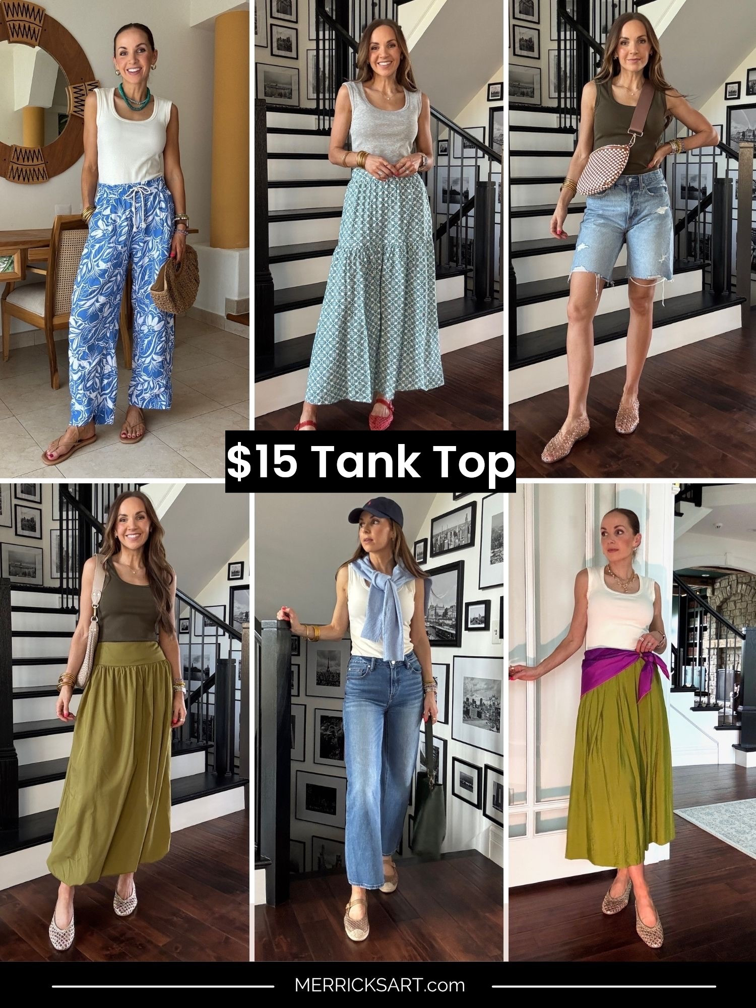 Ways to wear
$15 @amazon tank
Comes in so many colors
Get your true size

#LTKootd