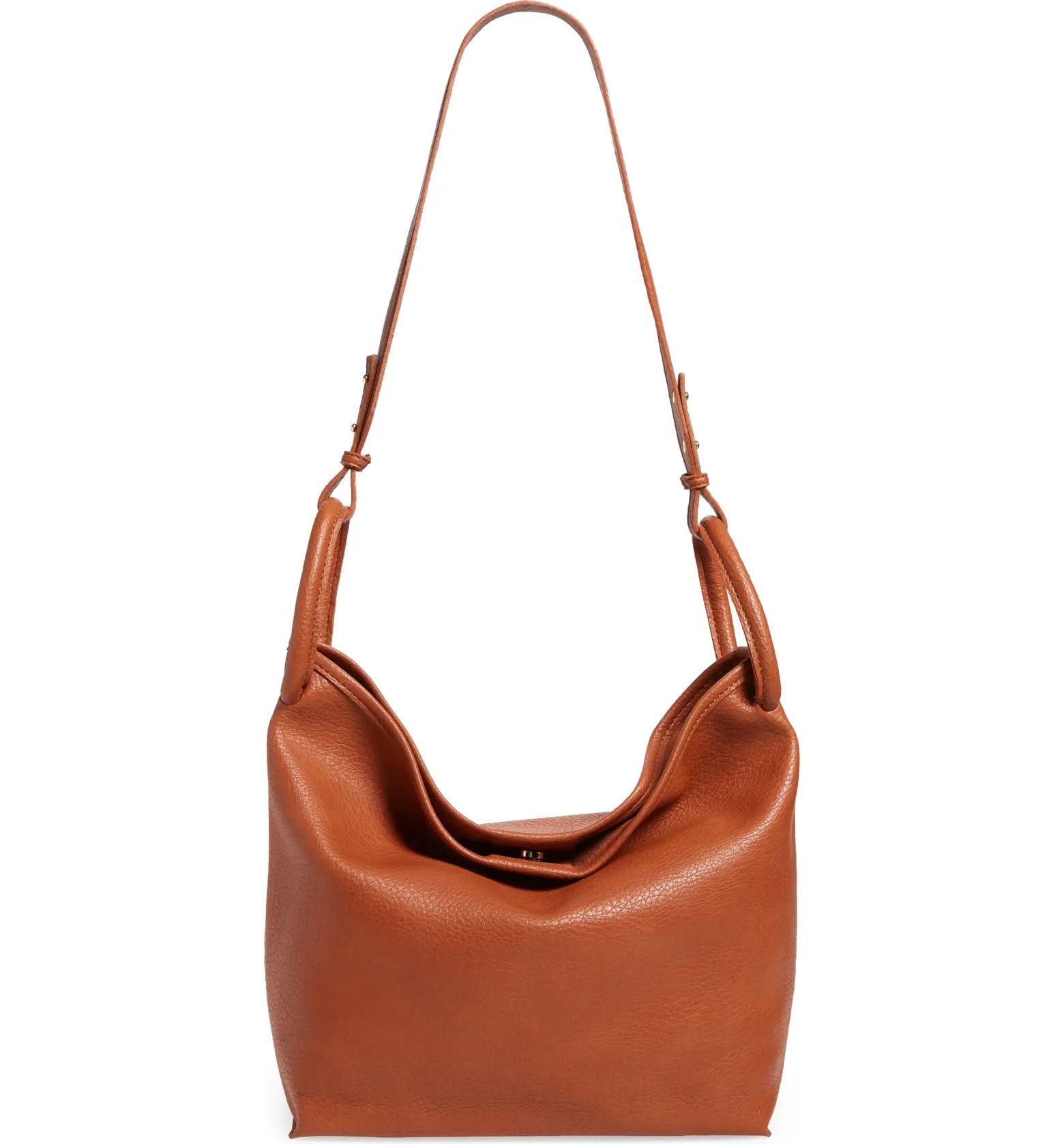Street Level Slouchy Faux Leather Leather Shoulder Bag | Nordstrom | Nordstrom