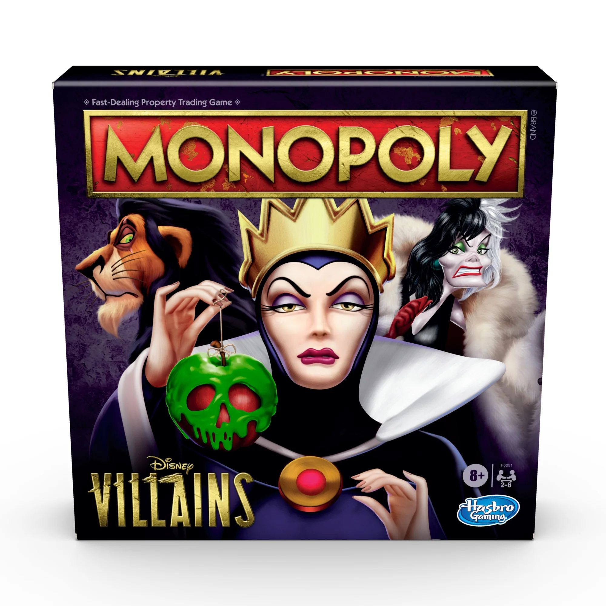 Monopoly: Disney Villains Edition Board Game for Ages 8 and Up, 2-6 Players | Walmart (US)