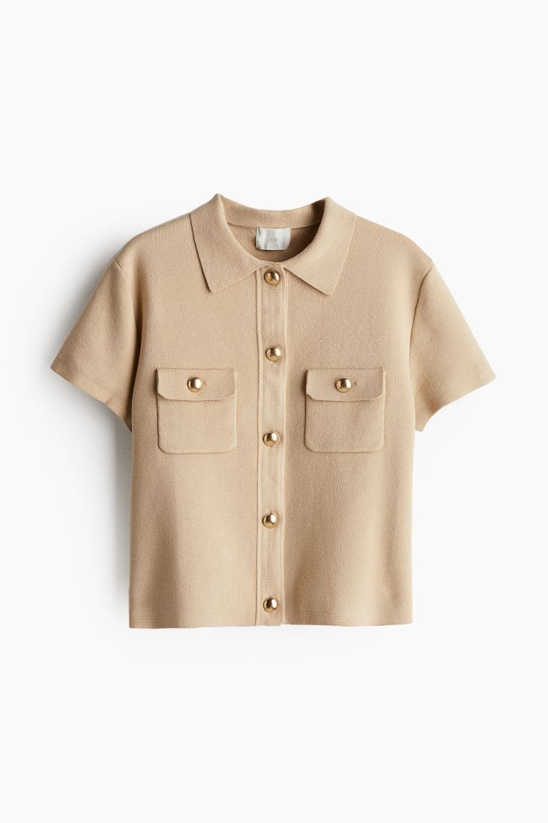 Short-Sleeved Cardigan | H&M (US + CA)